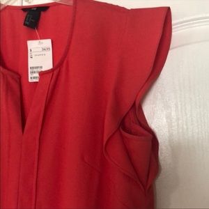 H&M’s coral shift dress